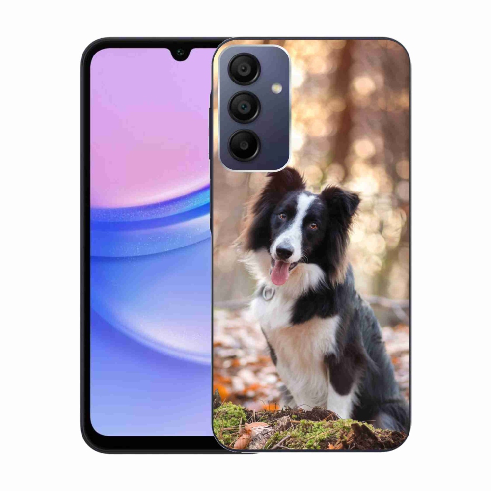 Gelový obal mmCase na Samsung Galaxy A15 4G/5G - border kolie 1