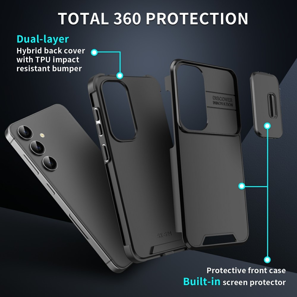Camshield odolný kryt na Samsung Galaxy S25+ - černý