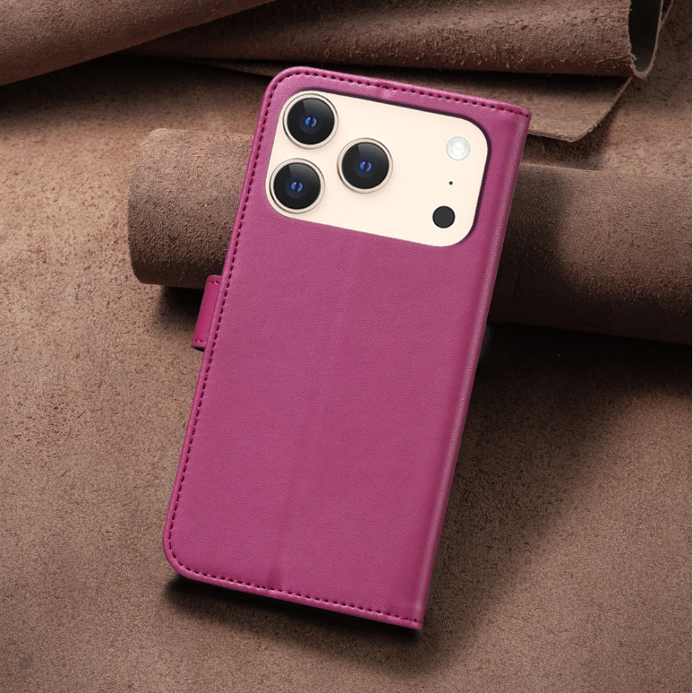 Clover knížkové pouzdro na iPhone 17 Pro Max - rose