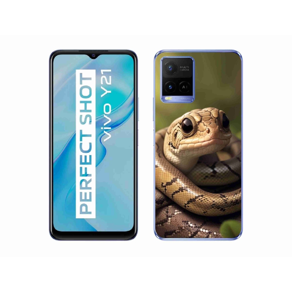 Gelový kryt mmCase na Vivo Y21/Y21s/Y33s - had 1