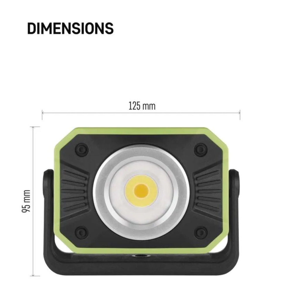 COB LED nabíjecí pracovní reflektor P4542, 900 lm, 4400 mAh