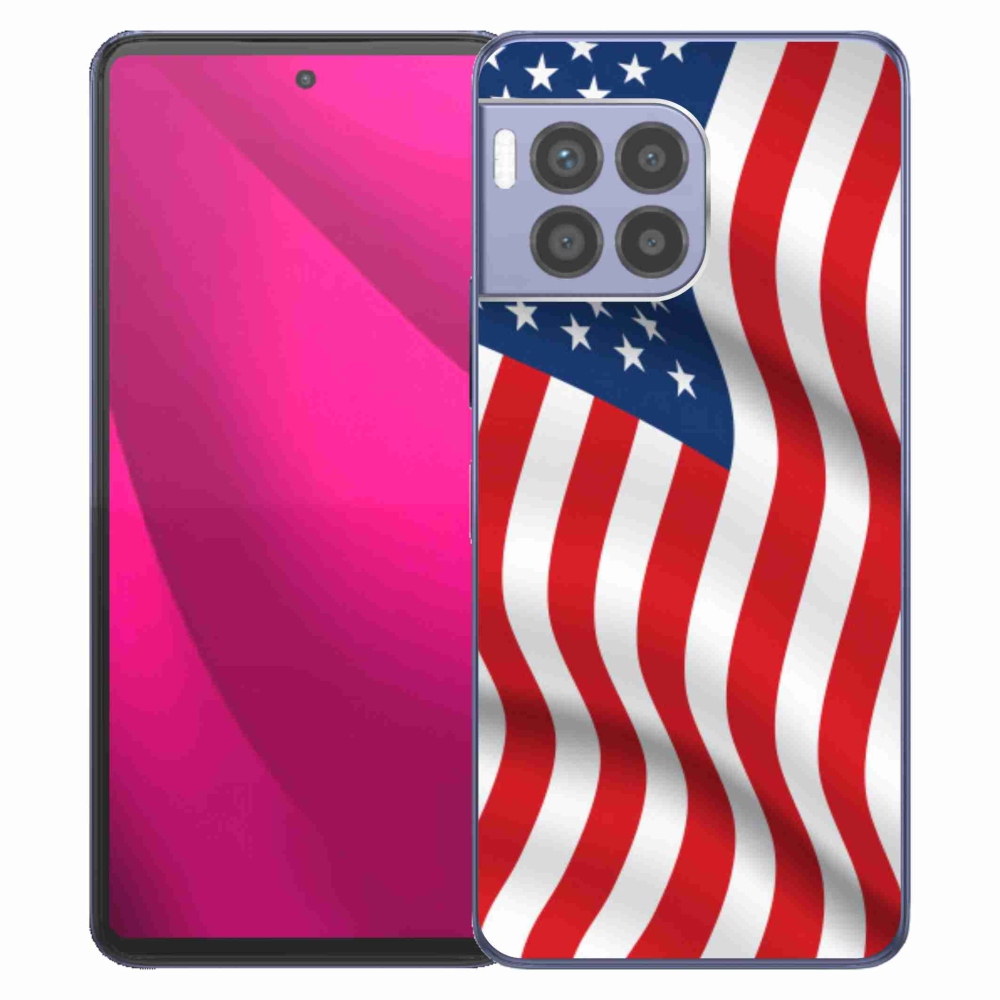 Gelový kryt mmCase na T-Mobile T Phone 2 Pro - USA vlajka
