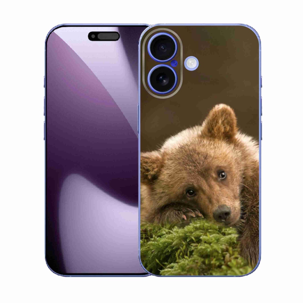 Gelový kryt mmCase na iPhone 17 - medvěd