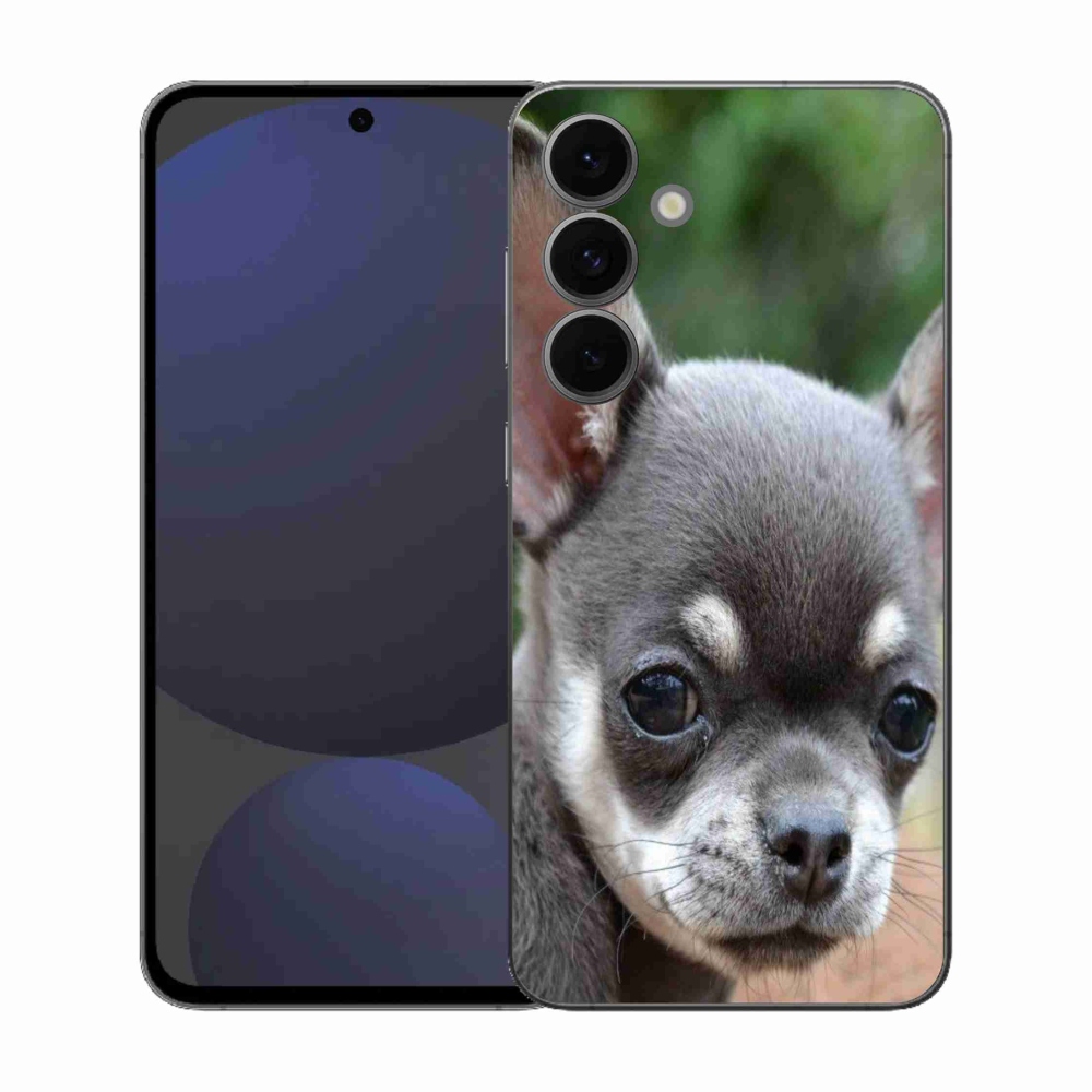Gelový kryt mmCase na Samsung Galaxy S25 FE - čivava