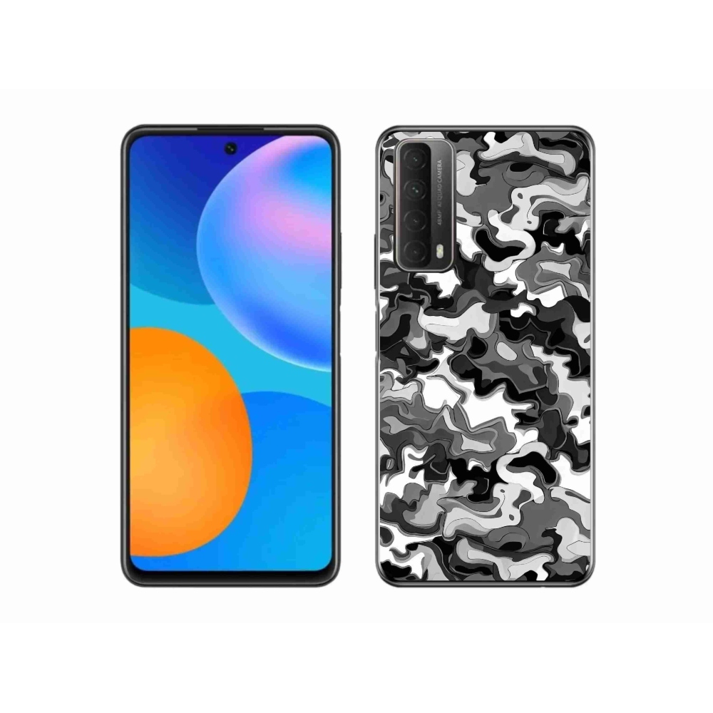 Gelový kryt mmCase na Huawei P Smart (2021) - maskáčový vzor 3