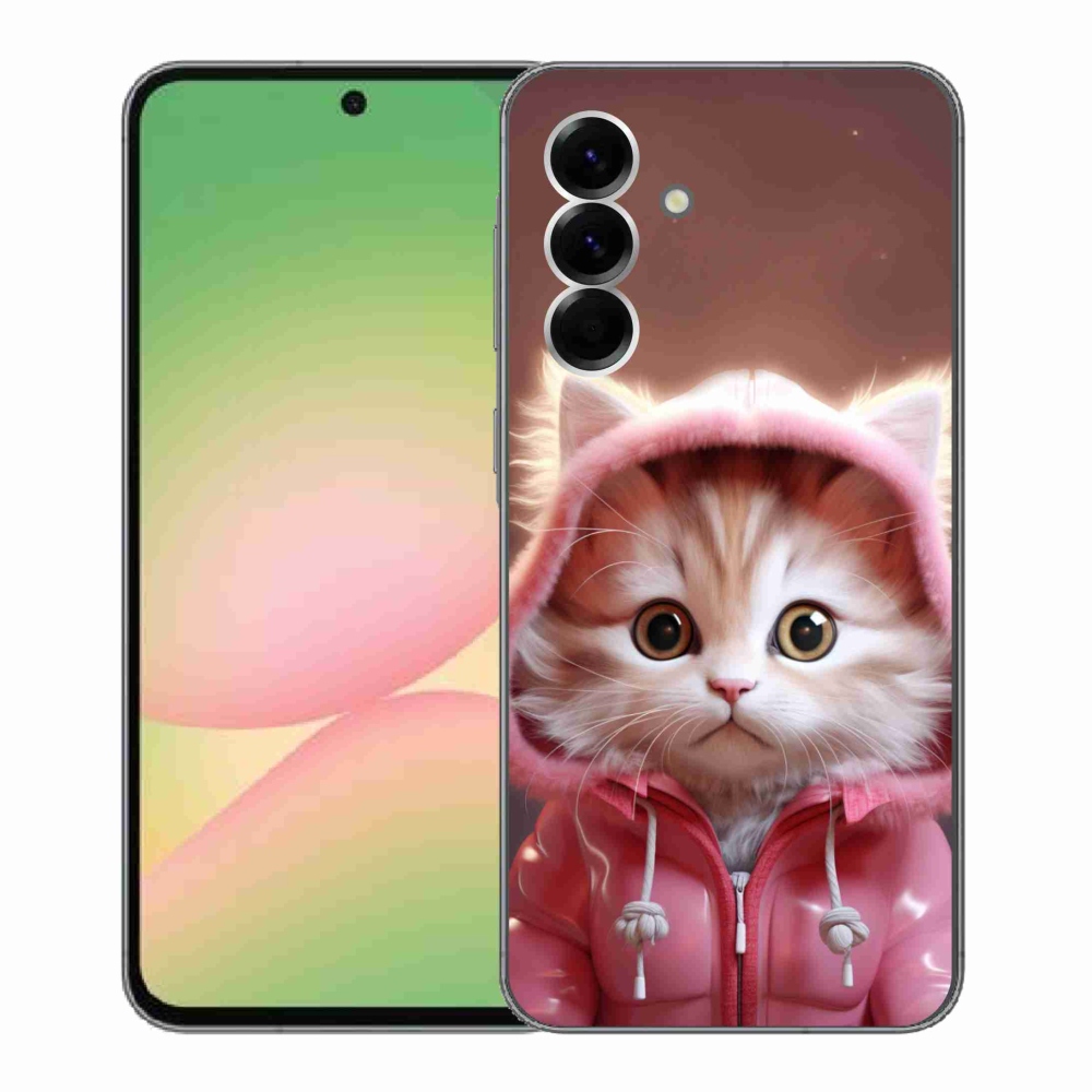 Gelový kryt mmCase na Samsung Galaxy A56 5G - roztomilé kotě 3