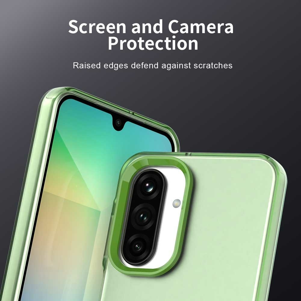 Candy matný gelový obal na Samsung Galaxy A26 5G - zelený