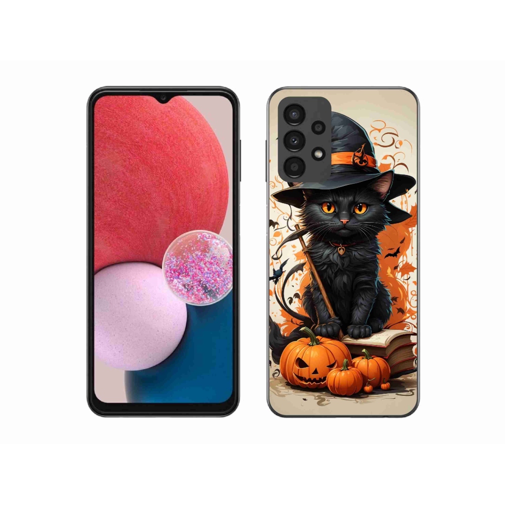 Gelový kryt mmCase na Samsung Galaxy A13 4G - kocour čaroděj