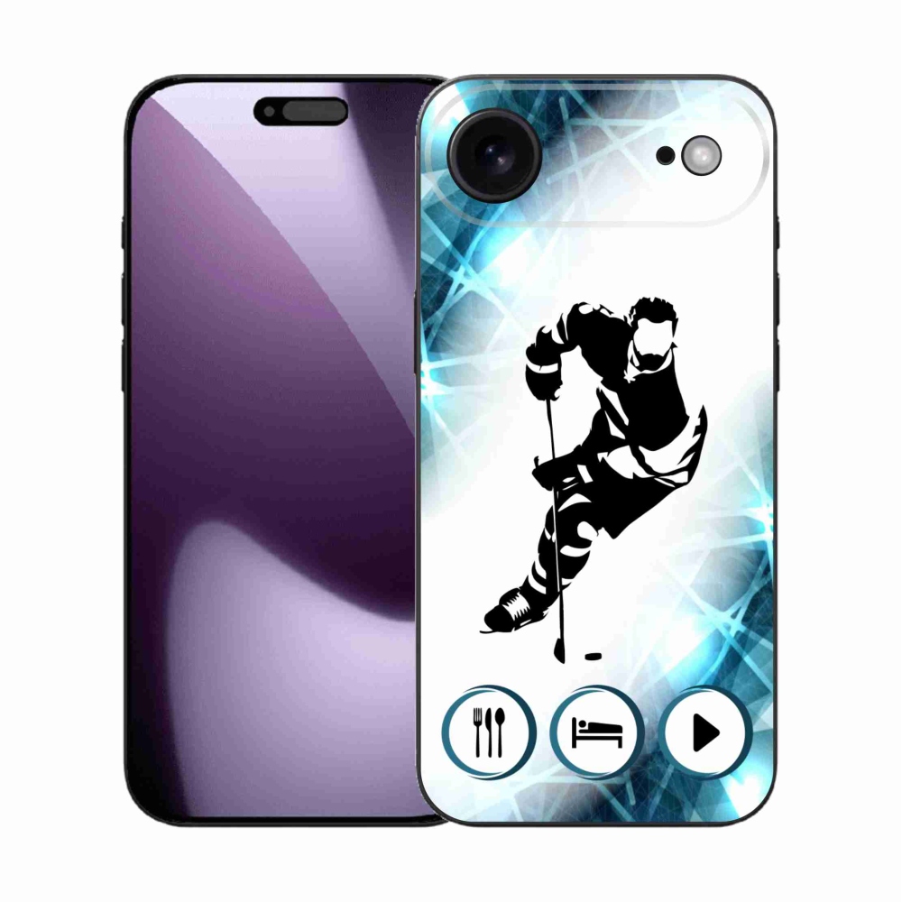 Gelový kryt mmCase na iPhone 17 Air - hokej 1