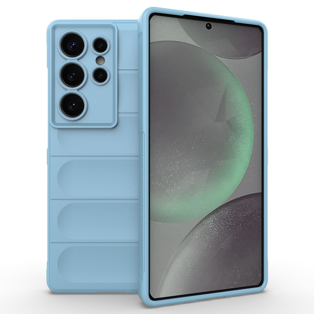 Rugg odolný gelový obal na Samsung Galaxy S25 Ultra - světlemodrý