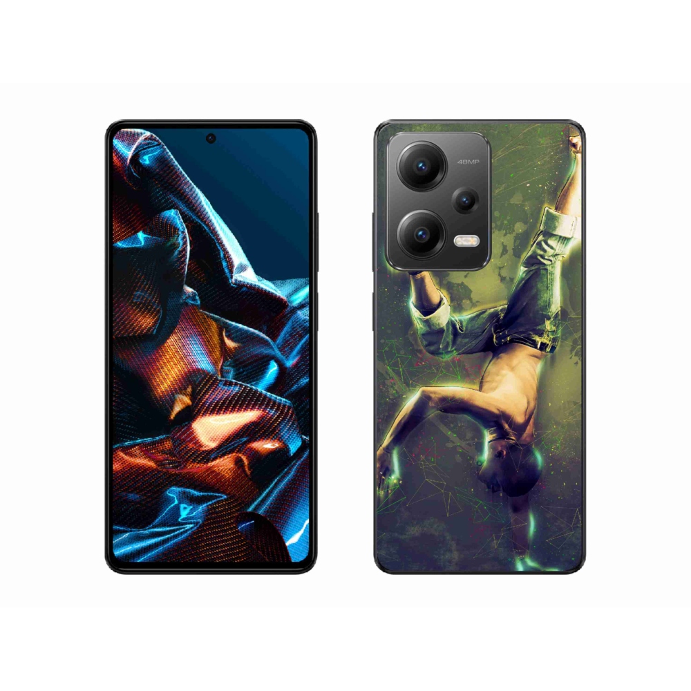 Gelový kryt mmCase na Xiaomi Redmi Note 12 Pro 5G - breakdance