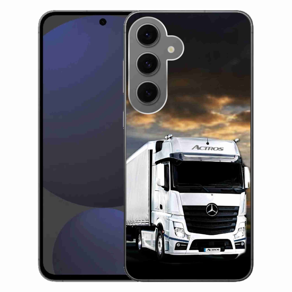 Gelový kryt mmCase na Samsung Galaxy S24 FE - kamion