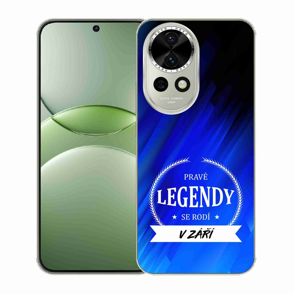 Gelový kryt mmCase na Huawei Nova 13 5G - legendy v září modré pozadí
