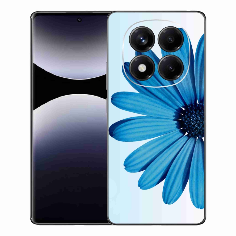 Gelový kryt mmCase na Xiaomi Redmi Note 14 Pro - modrá kopretina