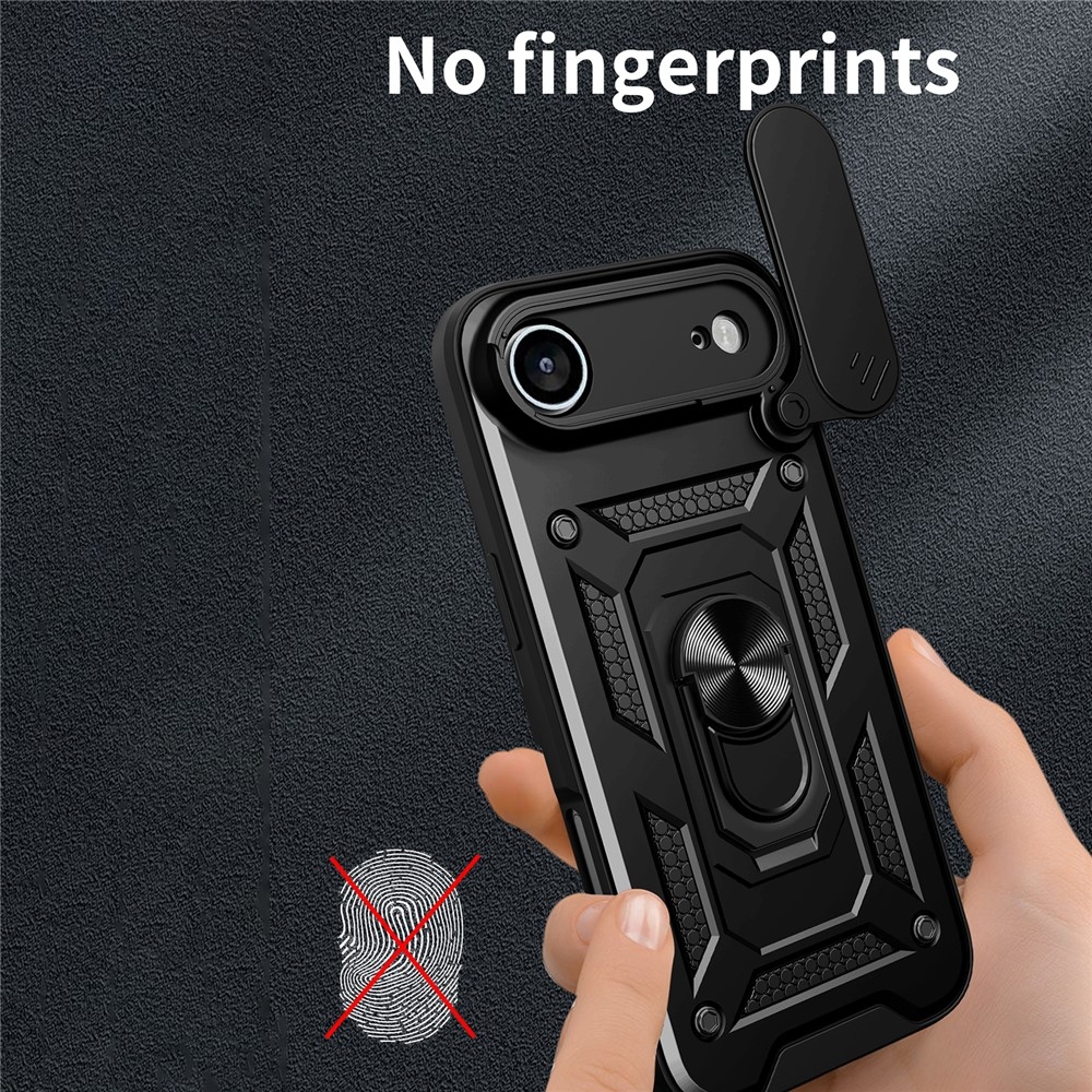 Ring odolný kryt na iPhone 17 Air - černý