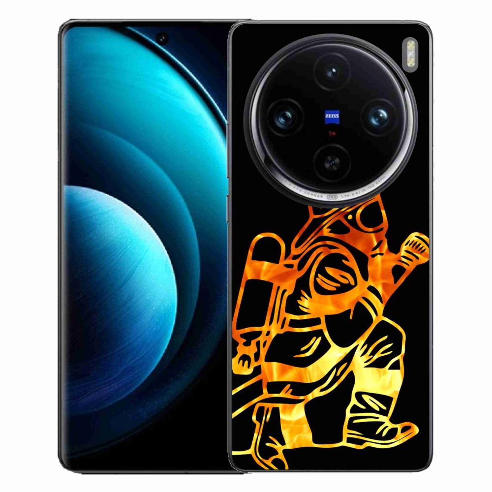 Gelový kryt mmCase na Vivo X100 Pro 5G - hasič 1