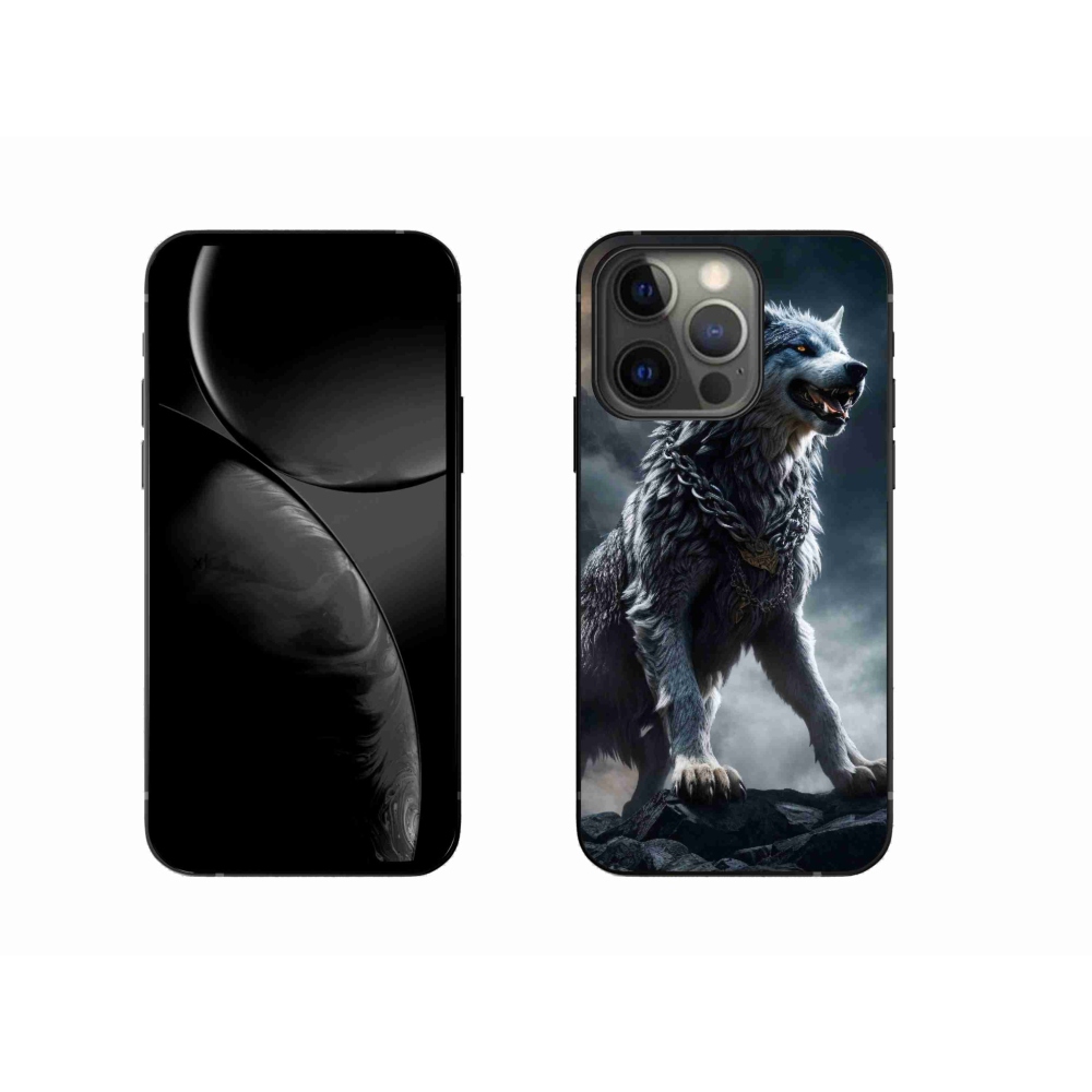 Gelový kryt mmCase na iPhone 13 Pro - vlk 1