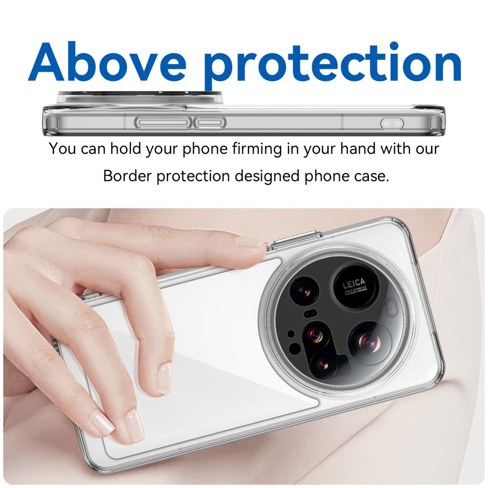 Gelový obal s pevnými zády na Xiaomi 15 Ultra - průhledný