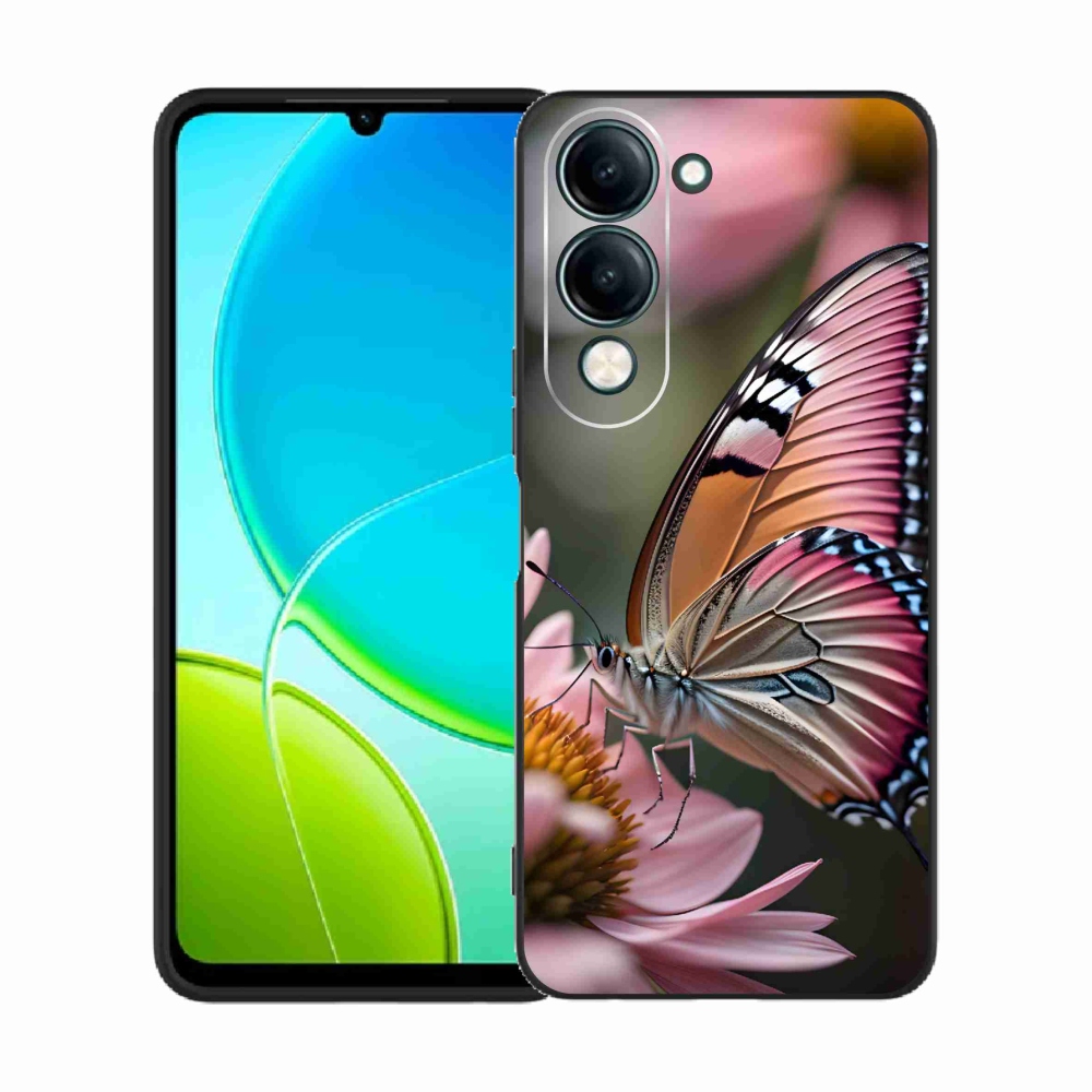 Gelový kryt mmCase na Vivo Y29s 5G - barevný motýl