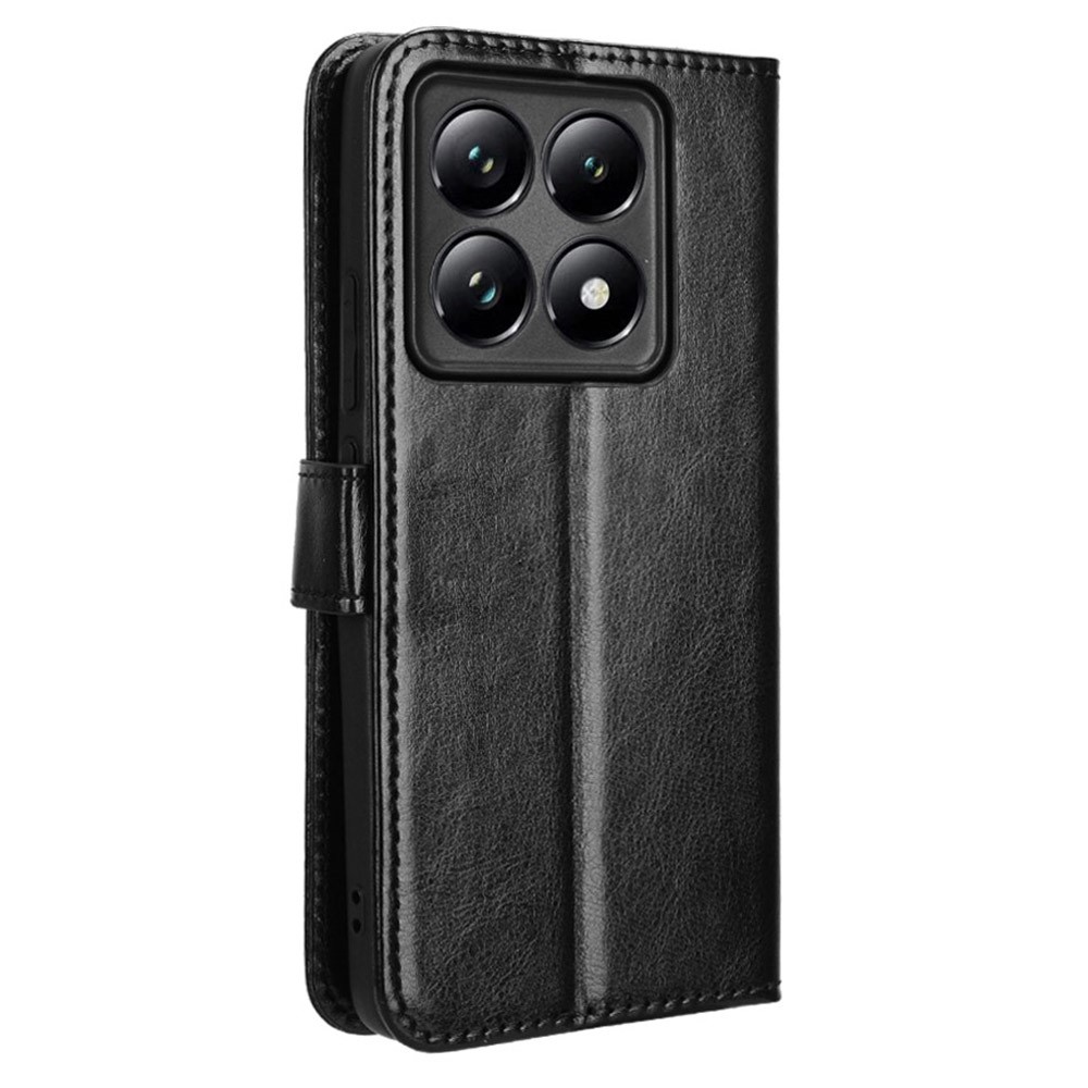 Crazy knížkové pouzdro na Xiaomi 14T Pro - černé