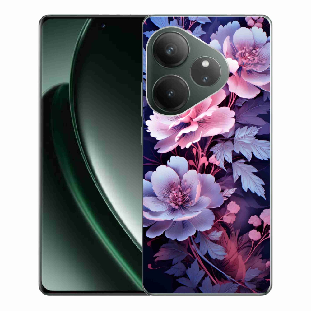 Gelový kryt mmCase na Realme GT 6 5G/GT 6T 5G - květiny 11