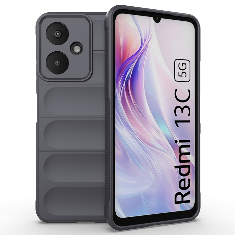 Rugg odolný gelový obal na Xiaomi Redmi 13C 5G - tmavěšedý