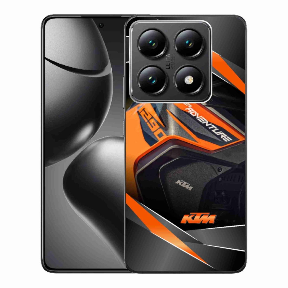 Gelový kryt mmCase na Xiaomi 14T Pro - motorka ktm