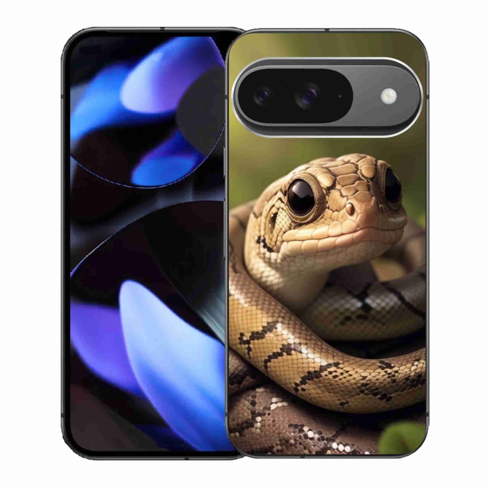 Gelový kryt mmCase na Google Pixel 9/9 Pro - had 1