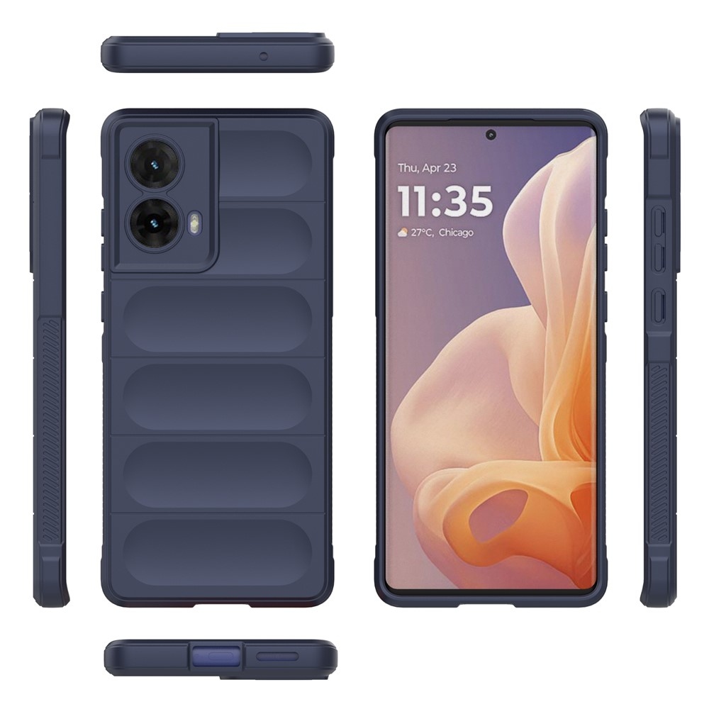 Rugg odolný gelový obal na Motorola Moto G85 5G - tmavěmodrý