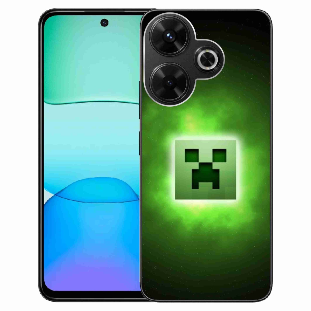 Gelový kryt mmCase na Xiaomi Redmi 13 4G/Poco M6 4G  - minecraft