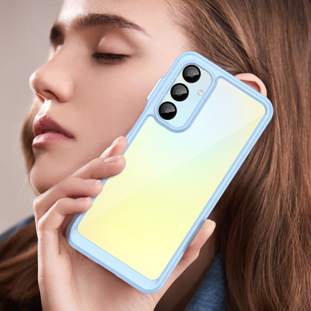 Gelový obal s pevnými zády na Samsung Galaxy A16 4G/5G - modrý