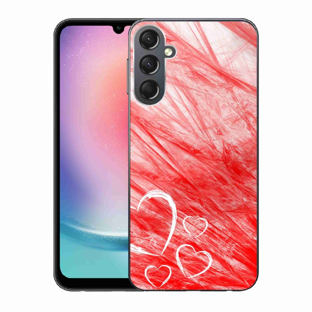 Gelový kryt mmCase na Samsung Galaxy A24 - heart