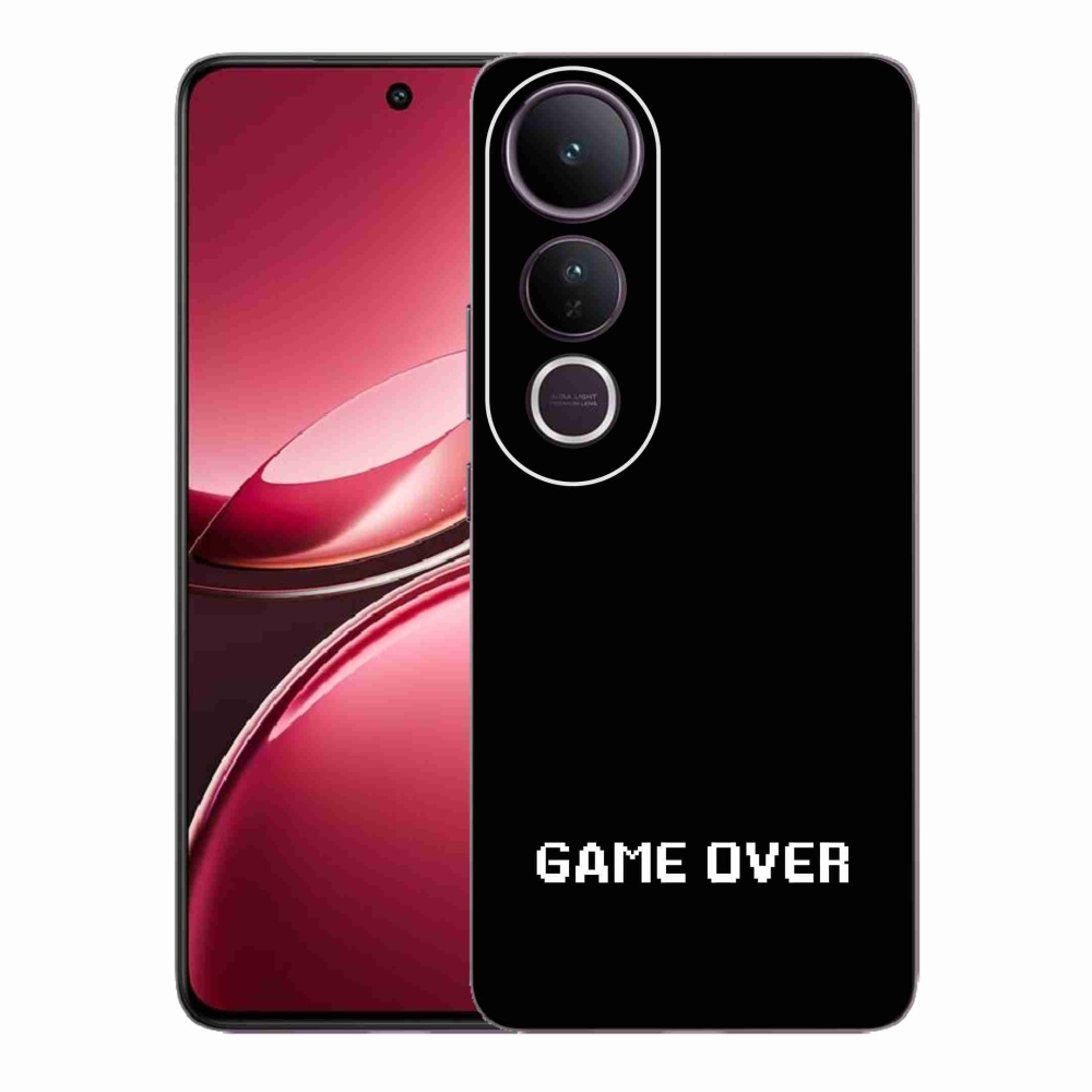 Gelový kryt mmCase na Vivo V50 Lite 4G/5G - game over černé pozadí
