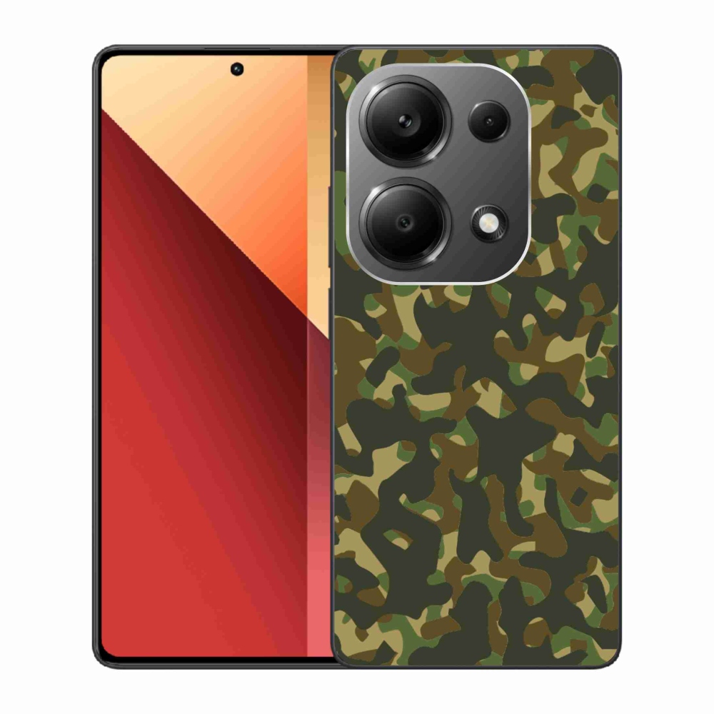 Gelový kryt mmCase na Xiaomi Redmi Note 13 Pro 4G/Poco M6 Pro - maskáčový vzor 1