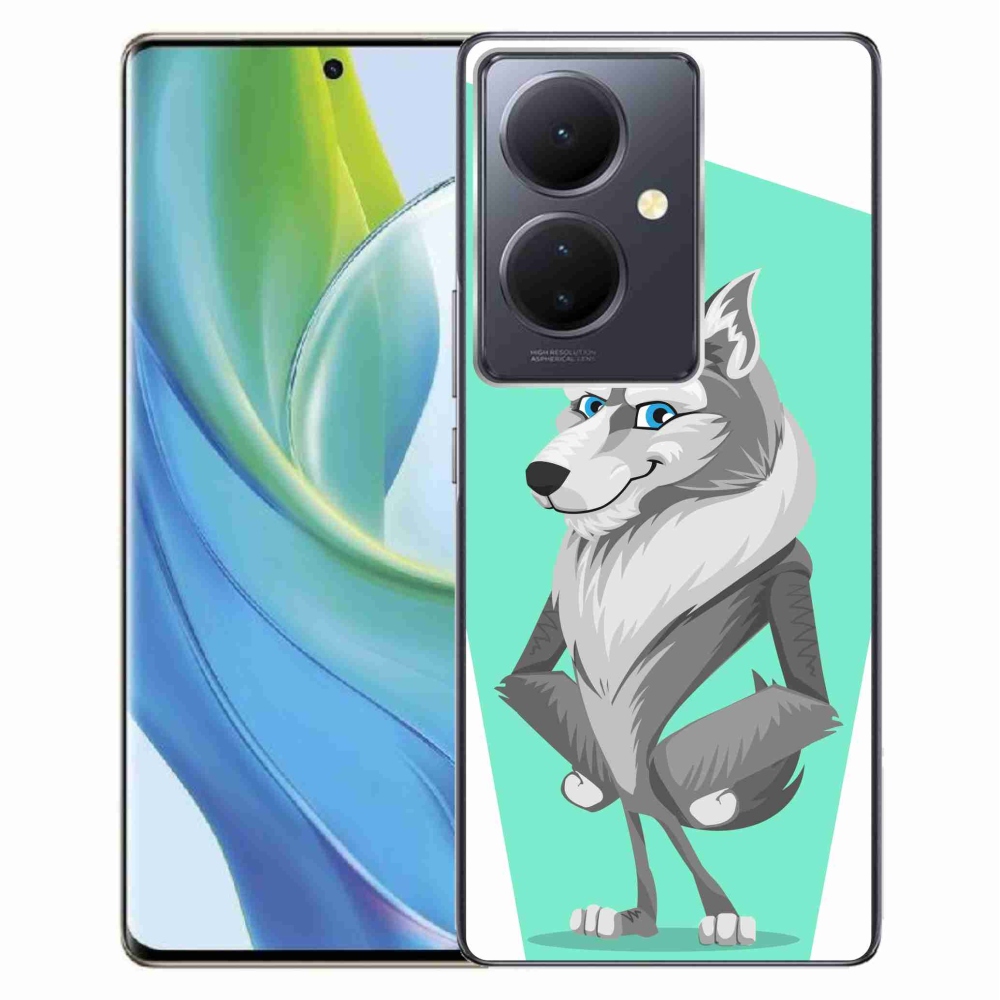 Gelový kryt mmCase na Vivo V29 Lite 5G - kreslený vlk