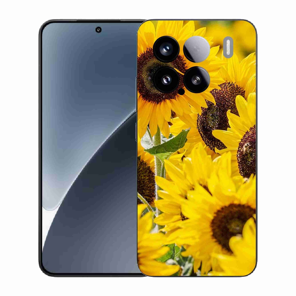 Gelový kryt mmCase na Xiaomi 15 - slunečnice