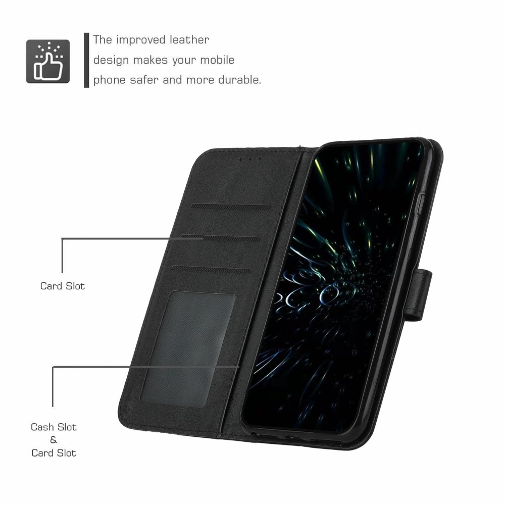 Line knížkové pouzdro na Realme C75 - černé