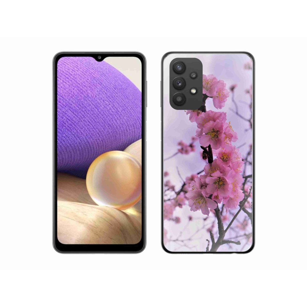 Gelový kryt mmCase na Samsung Galaxy A32 5G - květiny 7