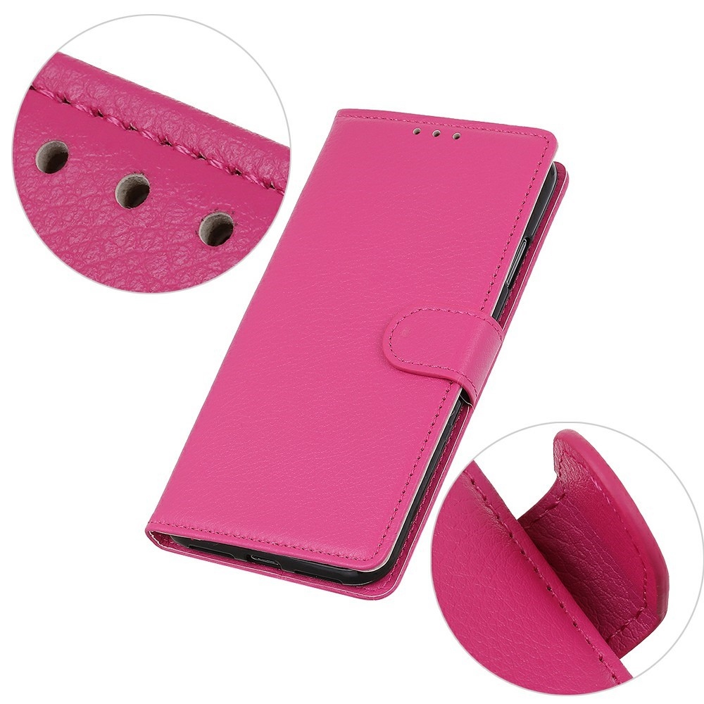 Litchie knížkové pouzdro na Xiaomi Redmi 15C 4G/5G (173mm) - rose