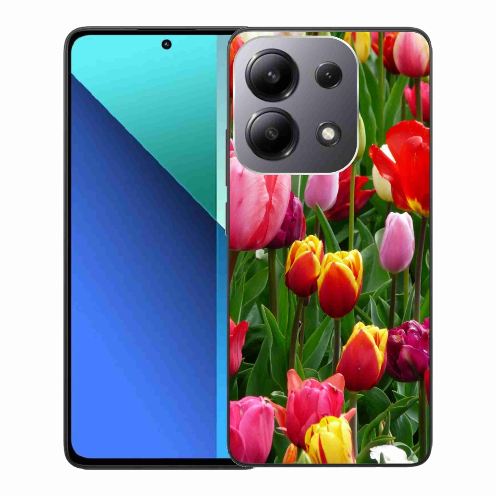 Gelový kryt mmCase na Xiaomi Redmi Note 13 - tulipány