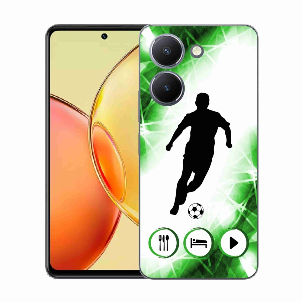 Gelový kryt mmCase na Vivo Y36 - fotbalista