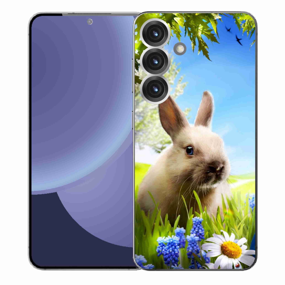 Gelový kryt mmCase na Samsung Galaxy S25+ - zajíček