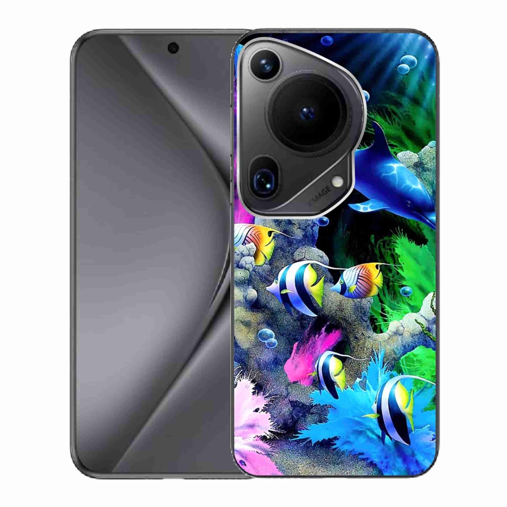 Gelový obal mmCase na Huawei Pura 70 Ultra - mořský svět