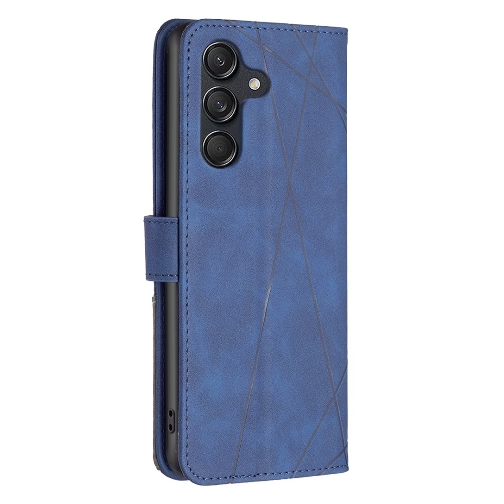 BINFEN knížkové pouzdro na Samsung Galaxy M55 5G - modré