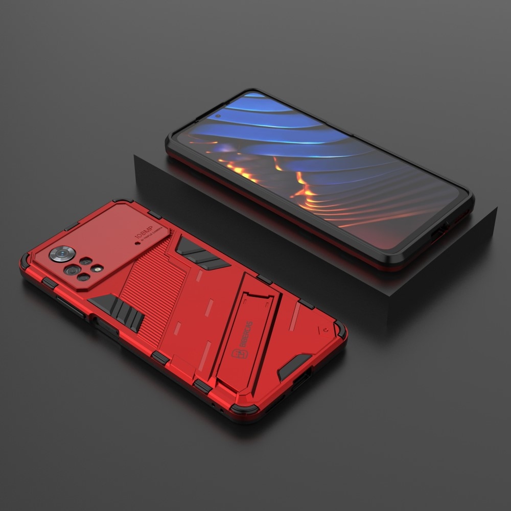 Armory odolný kryt na Xiaomi Poco X4 Pro 5G - červený