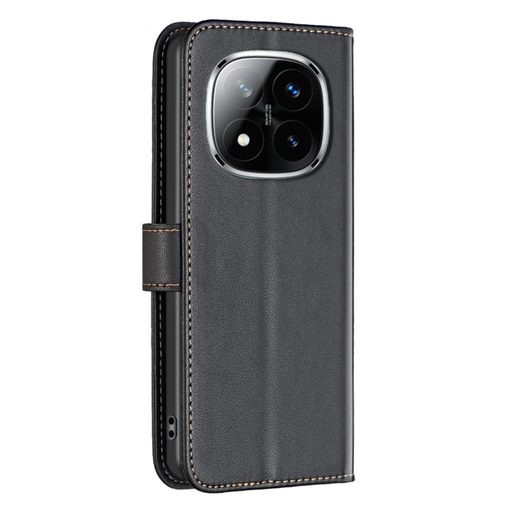 BNF knížkové pouzdro na Xiaomi Redmi Note 14 Pro 5G/Poco X7 5G/Note 14 Pro+ 5G - černé