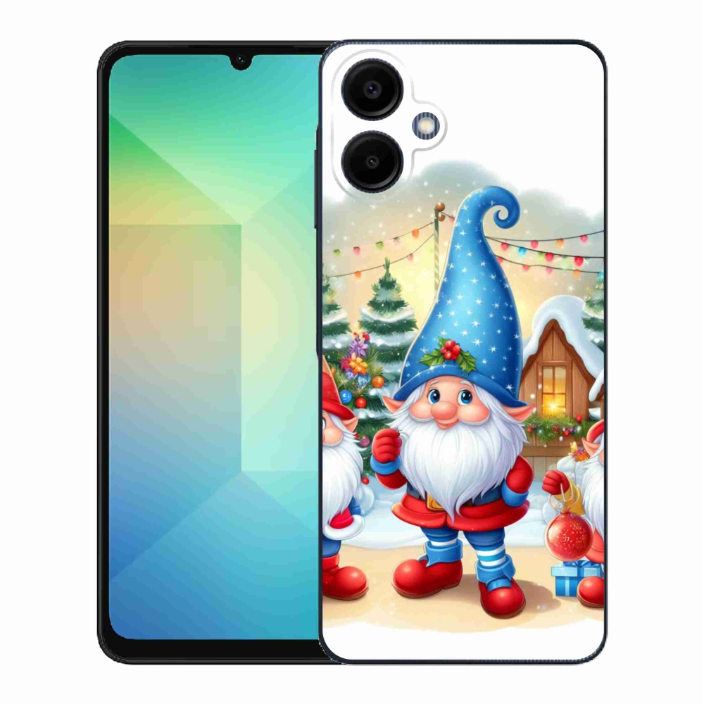 Gelový kryt mmCase na Samsung Galaxy A06 4G - vánoční skřítci
