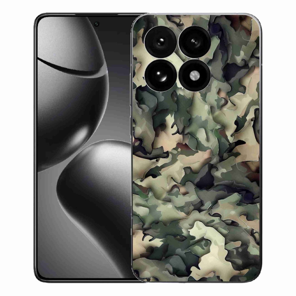 Gelový kryt mmCase na Xiaomi 15T - maskáčový vzor 9