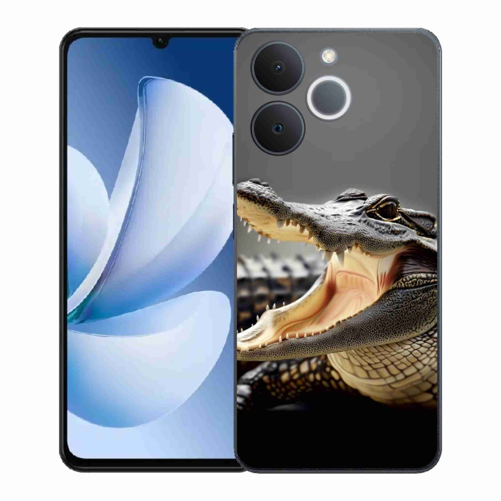 Gelový kryt mmCase na Realme Note 70T - krokodýl