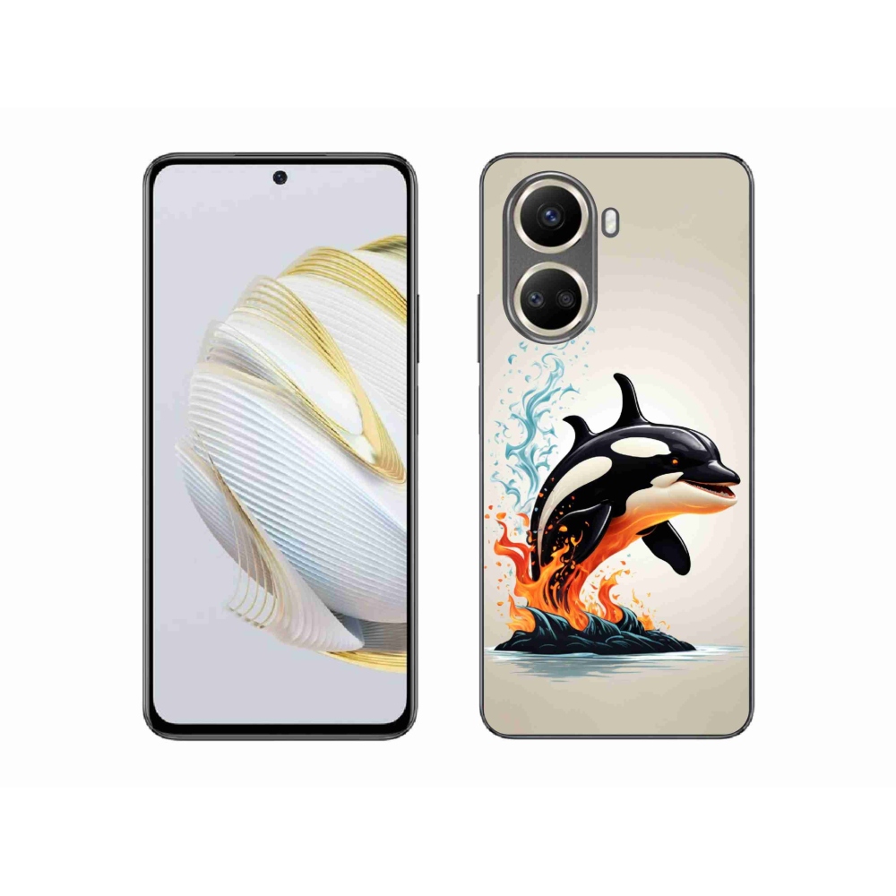 Gelový kryt mmCase na Huawei Nova 10 SE - kosatka